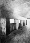 Fabricated Space 4 Graphite on Paper 214cm x 150cm