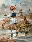 Victorian Beach Scene 1