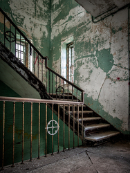 Abandoned Greystone Park Psychiatric Center | Curry Building Stairwell