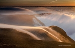 Fog rolls over the Carnanes