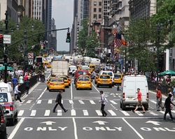 New York street scene