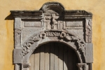 Capilla de los Angeles, façade portal alfiz, archivolt & architrave