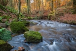 Cascading Over The Rocks