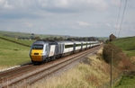 25.9.11 - 43239 & 43319 1F60 10.30 Edinburgh - Newcastle, Throp
