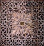 Lower cloister walk, testera alfarje ceiling