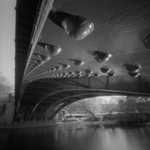 Ilkley Iron Bridge Study #3, Pinhole, (square format)