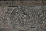 Baptismal font, detail