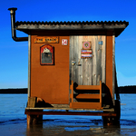 Ice Fishing Shacks New Brunswick Canada