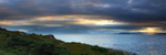 Panoramic View of Cuilin Mountains and Skye.   ref9080