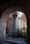 Santa Catalina de Sena, patio arch & washing site (Lavaderos)