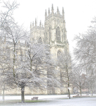 CHRISTMAS SNOW YORK MINSTER DEANS PARK