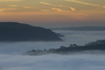 Misty morning, Llangollen, North Wales