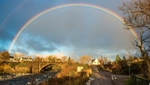 Two arches - River Ewe Bridge Panorama