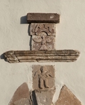 Upper façade reliefs
