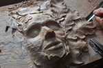 Carving the Green Man