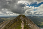 On the top of Errigal Mountain
