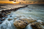 Sunset at the Breakwall