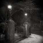 Entrance to War Memorial Ilkley, Holga 120N