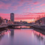 River Liffey from O'Connell Bridge, Dublin