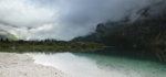 Misty morning on Lake Bohinj, Slovenia
