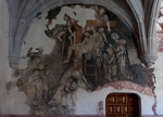 El Divino Señor, upper cloister walk testera mural, Deposition