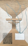 Betty Gannon, Untitled 12, Mixed Media on Paper 38cm x 23cm