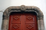 Santa María de Jesús, sacristy door archivolt