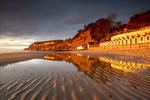 z3580 Shanklin Beach Morning Relections