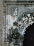 Porciúncula portal, alfiz (left)