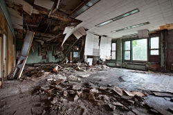 Lackawanna Steel (Lackawanna, NY) | Ceiling Tile Avalanche