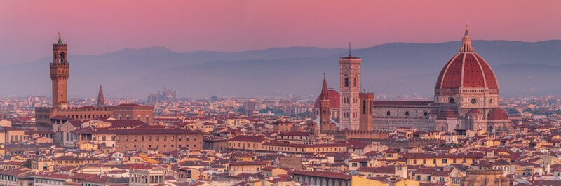 Florence Panorama from Piazza Michelangelo, Italy