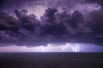 z2849 Winter Lightning over the Channel