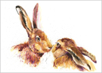 Kissing Hares Limited Edition Print 305