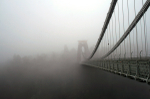 Bristol landscape_Clifton suspension Bridge in the mist_B013_Ian Wade