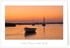 A5 Greeting Card of a sunset at Brancaster Staithe