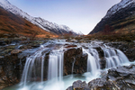 Linne Bhuidhe waterfall, River Coe, Glen Coe, Highland