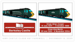 Castle HST Farewell  |  43093 & 43198