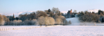 Ruthin Park in the snow