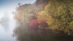 Swiss cottage river bank