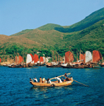 KM-09 Swatow junks in Joss House Bay- 1981