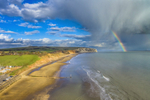 z2874 Evening Showers over Culver Down