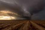 Texas Panhandle, storm clouds over Drought