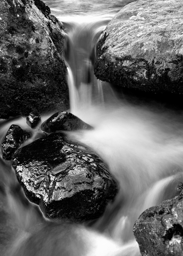 A typical boulder strewn stream in the Lake District. In this instance just below Ashness Bridge.