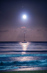 z3641 Midnight Moon, Shanklin Beach
