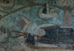 Portería mural detail, Augustinian lineage