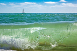 z3602 Waves and Sails Ventnor Beach