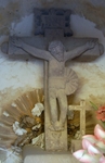 San Isidro Labrador, ossuary, stone crucifixion