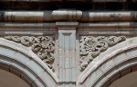 Lower cloister arches, spandrels
