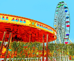 Blue Sky Dreamland Scene, Margate