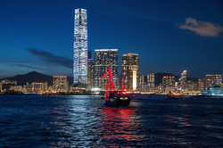 The Aqua Luna sails off to West Kowloon & the ICC -  DSC_5288